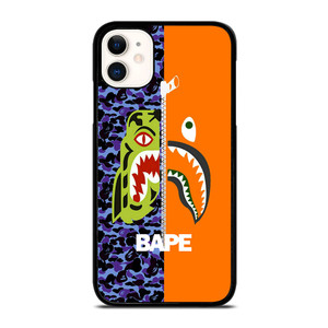 BAPE CAMO SHARK ZIPPER iPhone 11 Case Cover