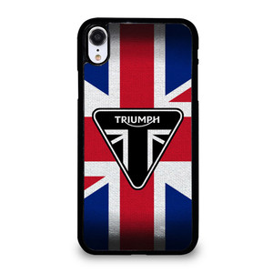 TRIUMPH MOTORCYCLE FLAG LOGO iPhone XR Case Cover TRIUMPH MOTORCYCLE FLAG LOGO iPhone XR Case Cover