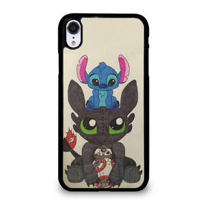 TOOTHLESS AND STITCH iPhone XR Case Cover TOOTHLESS AND STITCH iPhone XR Case Cover