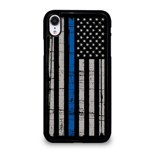 THIN BLUE LINE USA iPhone XR Case Cover