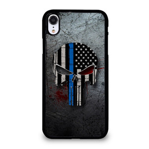 THIN BLUE LINE PUNISHER iPhone XR Case Cover