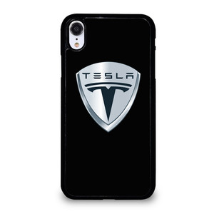 TESLA BLACK LOGO iPhone XR Case Cover