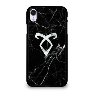 SHADOWHUNTER ANGELIC MARBLE LOGO iPhone XR Case Cover