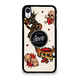 SAILOR JERRY TATTOO LOGO iPhone XR Case Cover SAILOR JERRY TATTOO LOGO iPhone XR Case Cover