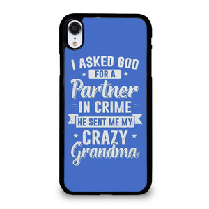 PARTNER IN CRIME GRANDMA 2 iPhone XR Case Cover