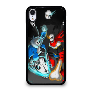 PAPYRUS AND SANS UNDERTALE CARTOON iPhone XR Case Cover