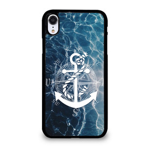 NAUTICAL ANCHOR LOGO iPhone XR Case Cover NAUTICAL ANCHOR LOGO iPhone XR Case Cover