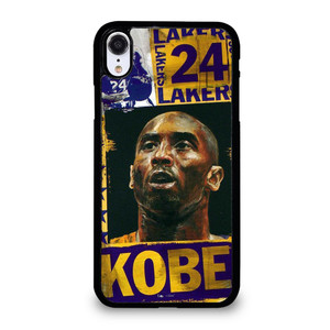 KOBE BRYANT LA LAKERS 24 iPhone XR Case Cover KOBE BRYANT LA LAKERS 24 iPhone XR Case Cover