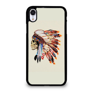 INDIAN FEATHER SKULL 2 iPhone XR Case Cover INDIAN FEATHER SKULL 2 iPhone XR Case Cover