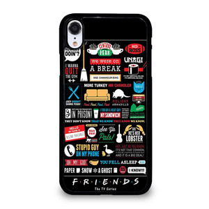 FRIENDS TV SERIES COLLAGE iPhone XR Case Cover FRIENDS TV SERIES COLLAGE iPhone XR Case Cover