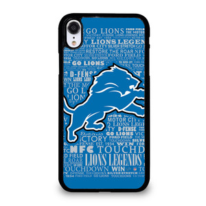DETROIT LIONS QUOTE iPhone XR Case Cover