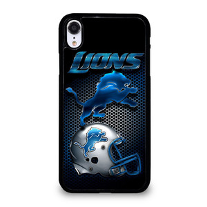 DETROIT LIONS METAL iPhone XR Case Cover