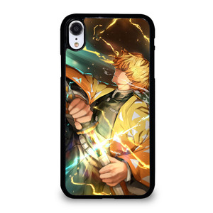 DEMON SLAYER ZENITSU LIGHTNING iPhone XR Case Cover DEMON SLAYER ZENITSU LIGHTNING iPhone XR Case Cover
