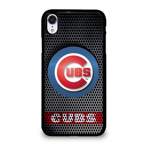 CHICAGO CUBS METAL LOGO iPhone XR Case Cover