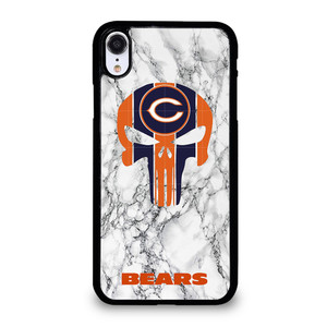 CHICAGO BEARS PUNISHER SKULL iPhone XR Case Cover