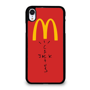 CACTUS JACK TRAVIS SCOTT MCDONALD'S LOGO iPhone XR Case Cover CACTUS JACK TRAVIS SCOTT MCDONALD'S LOGO iPhone XR Case Cover