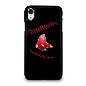 BOSTON RED SOX BLACK LOGO iPhone XR Case Cover