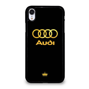 AUDI GOLD LOGO iPhone XR Case Cover AUDI GOLD LOGO iPhone XR Case Cover