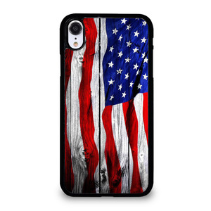 AMERICAN WOODEN iPhone XR Case Cover