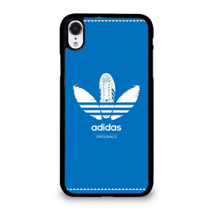 ADIDAS GIRLY BLUE iPhone XR Case Cover ADIDAS GIRLY BLUE iPhone XR Case Cover