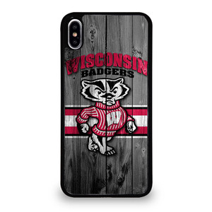 WISCONSIN BADGERS LOGO iPhone XS Max Case Cover WISCONSIN BADGERS LOGO iPhone XS Max Case Cover