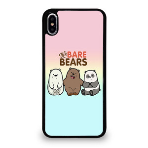WHO WE BEAR PANDA BEAR 2 iPhone XS Max Case Cover WHO WE BEAR PANDA BEAR 2 iPhone XS Max Case Cover