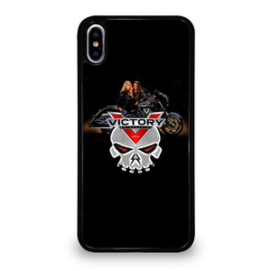 VICTORY MOTORCYCLES SKULL iPhone XS Max Case Cover VICTORY MOTORCYCLES SKULL iPhone XS Max Case Cover