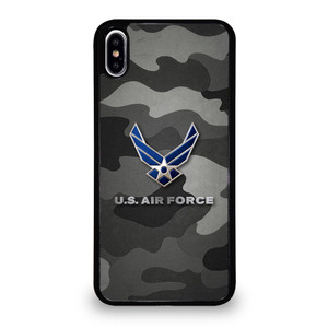 US AIR FORCE CAMO LOGO  iPhone XS Max Case Cover