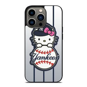NEW YORK YANKEES HELLO KITTY 4 iPhone 13 Pro Case Cover