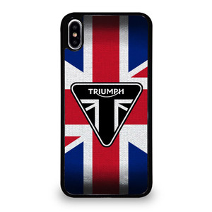TRIUMPH MOTORCYCLE FLAG LOGO iPhone XS Max Case Cover TRIUMPH MOTORCYCLE FLAG LOGO iPhone XS Max Case Cover