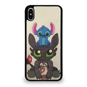 TOOTHLESS AND STITCH iPhone XS Max Case Cover
