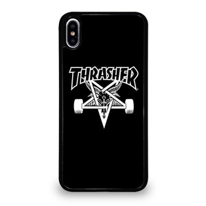 THRASER SKATEBOARD BLACK iPhone XS Max Case Cover THRASER SKATEBOARD BLACK iPhone XS Max Case Cover