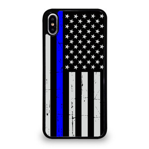 THIN BLUE LINE AMERICAN iPhone XS Max Case Cover