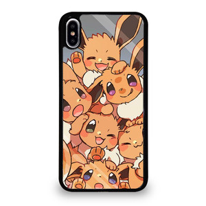 POKEMON EEVEE COLLAGE iPhone XS Max Case Cover