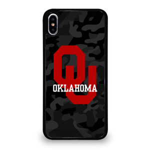 OKLAHOMA SOONERS CAMO iPhone XS Max Case Cover