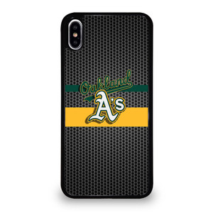 OAKLAND ATHLETICS METAL LOGO iPhone XS Max Case Cover