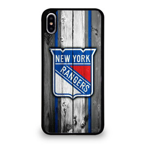 NEW YORK RANGERS WOODEN iPhone XS Max Case Cover