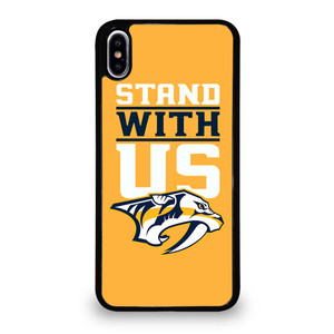 NASHVILLE PREDATORS STAND WITH US iPhone XS Max Case Cover