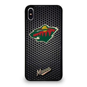 MINNESOTA WILD METAL iPhone XS Max Case Cover