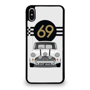 MINI COOPER WHITE 69 iPhone XS Max Case Cover MINI COOPER WHITE 69 iPhone XS Max Case Cover