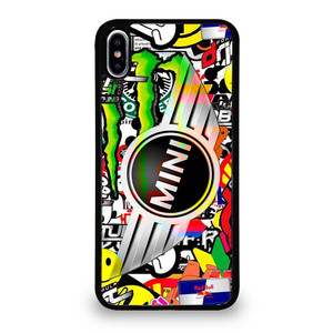 MINI COOPER STICKER BOMB iPhone XS Max Case Cover MINI COOPER STICKER BOMB iPhone XS Max Case Cover