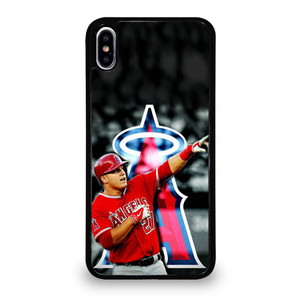 MIKE TROUT LOS ANGELES ANGELS iPhone XS Max Case Cover MIKE TROUT LOS ANGELES ANGELS iPhone XS Max Case Cover