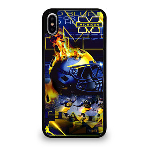MICHIGAN WOLVERINES FOOTBALL iPhone XS Max Case Cover MICHIGAN WOLVERINES FOOTBALL iPhone XS Max Case Cover