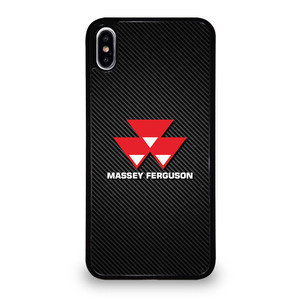 MASSEY FERGUSON TRACTOR LOGO CARBON iPhone XS Max Case Cover
