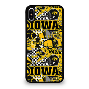 IOWA HAWKEYES COLLAGE iPhone XS Max Case Cover