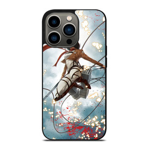 MIKASA ACKERMAN ATTACK ON TITAN iPhone 13 Pro Case Cover MIKASA ACKERMAN ATTACK ON TITAN iPhone 13 Pro Case Cover