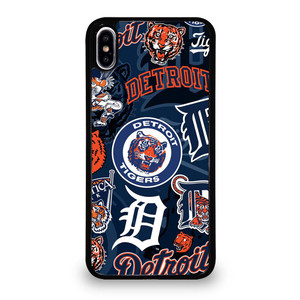 DETROIT TIGERS COLLAGE iPhone XS Max Case Cover