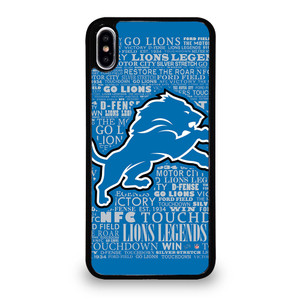 DETROIT LIONS QUOTE iPhone XS Max Case Cover