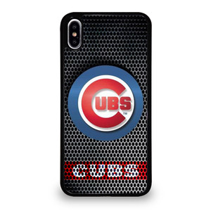 CHICAGO CUBS METAL LOGO iPhone XS Max Case Cover