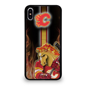 CALGARY FLAMES MASCOT iPhone XS Max Case Cover CALGARY FLAMES MASCOT iPhone XS Max Case Cover